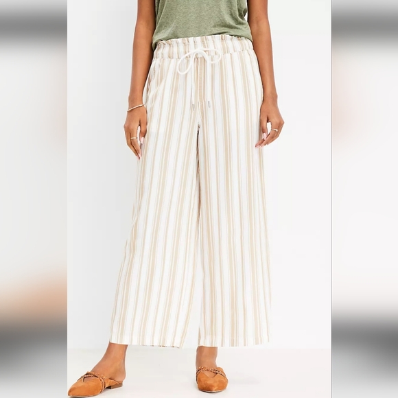 LOFT Pants - 🤩Host Pick❤️LOFT Striped Ankle Pant Women's Size XSP